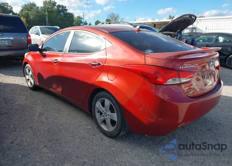 2013 Hyundai Elantra Gls из США, поврежденный, VIN KMHDH4AE7DU756222